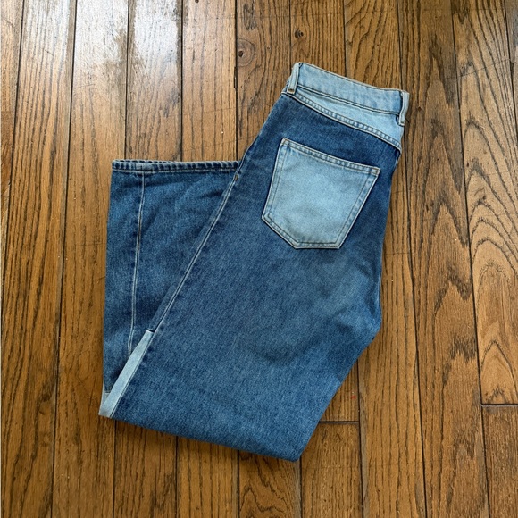 Monki Jeans Blue Patch Jeans - Picture 4 of 8